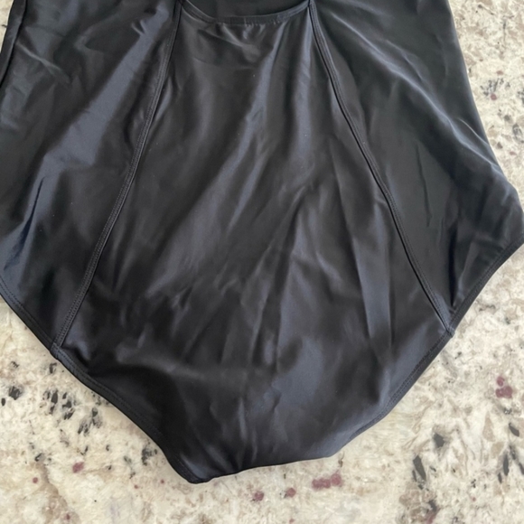 Torrid Black Mesh Inset Keyhole Back Wireless One-Piece Swimsuit 2X - Picture 9 of 16